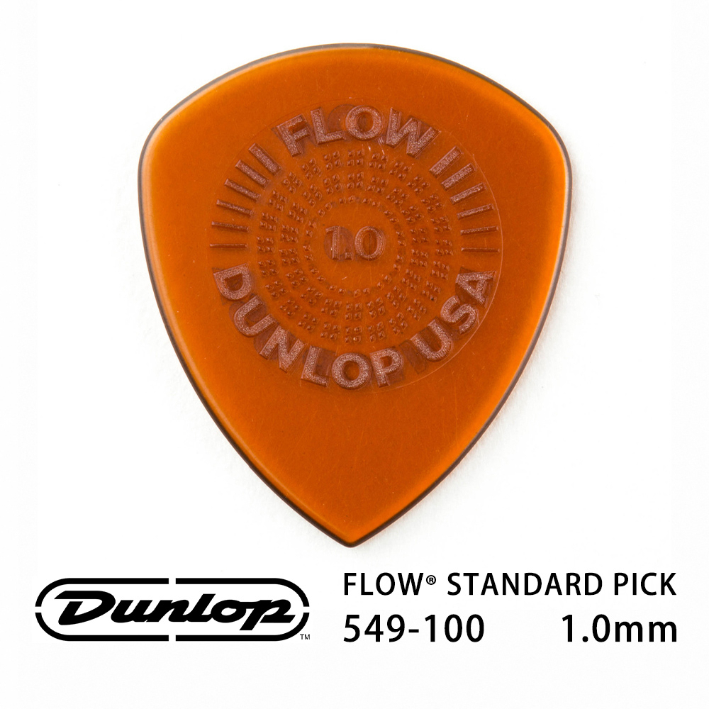 Jim Dunlop Flow Standard 549R 1.0mm Pick (三片、十片組)【敦煌樂器】, , large