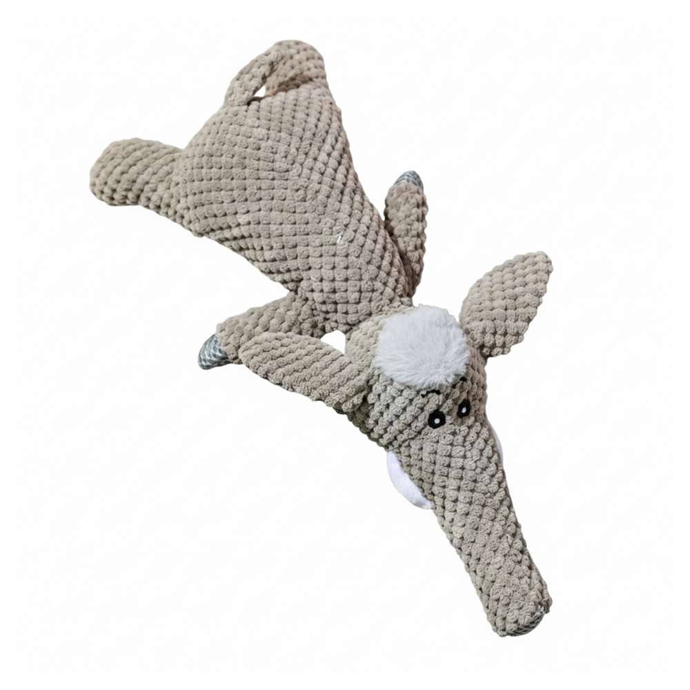 摩達客寵物-狗貓紓壓磨牙互動咬咬玩具-絨毛大象布偶款-解悶趣味潔齒, , large