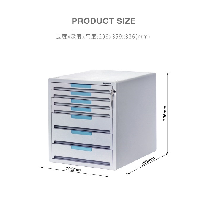 *需預訂【KAPAMAX】五層效率櫃 象牙白 附鎖 (17205)
