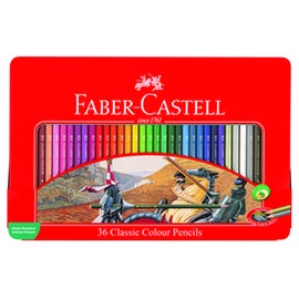 FABER-CASTELL輝柏 紅色系 油性彩色鉛筆-36色(115846), , large