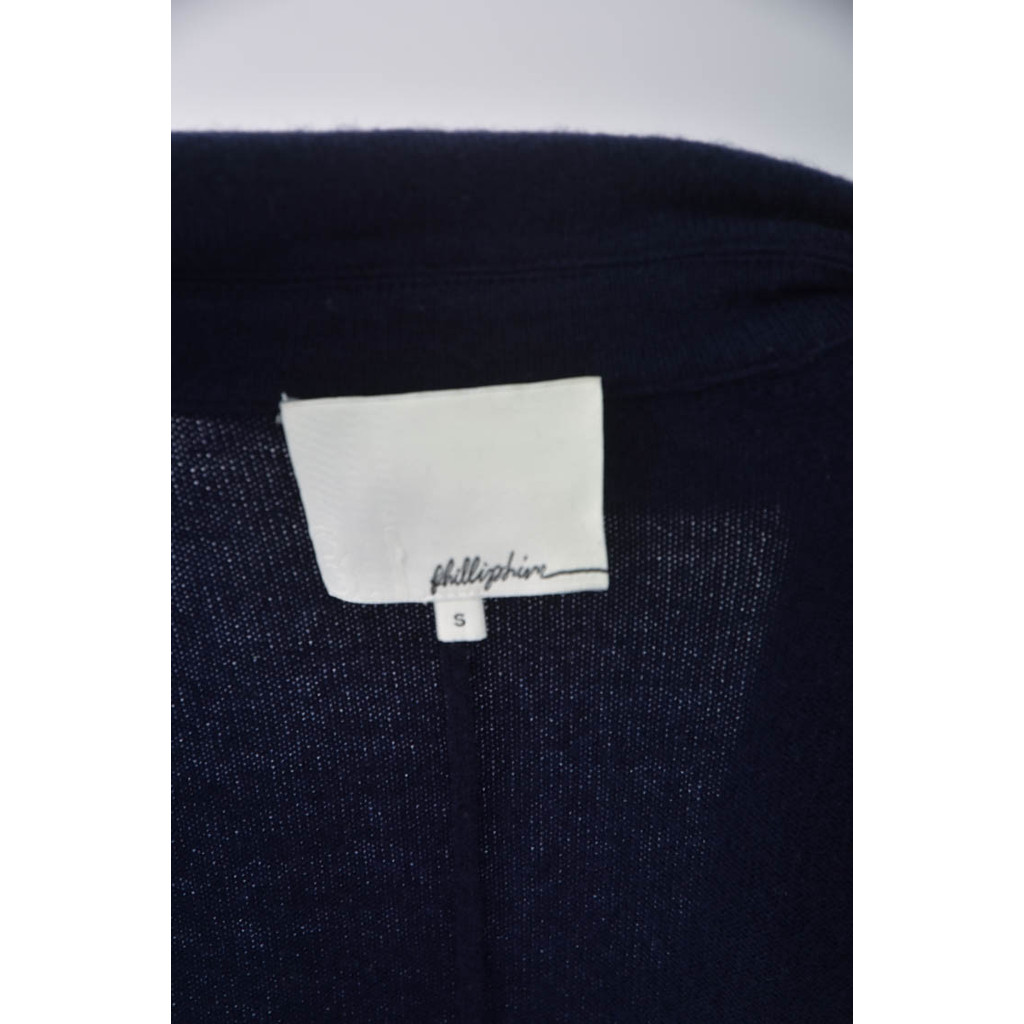 (L) philliplim純喀什米爾藍色外套二手衣, , large