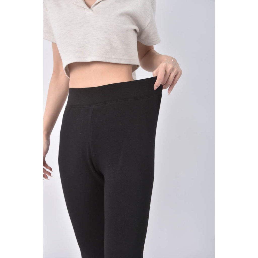 (S) net高腰棉質高腰黑色長褲二手衣, , large