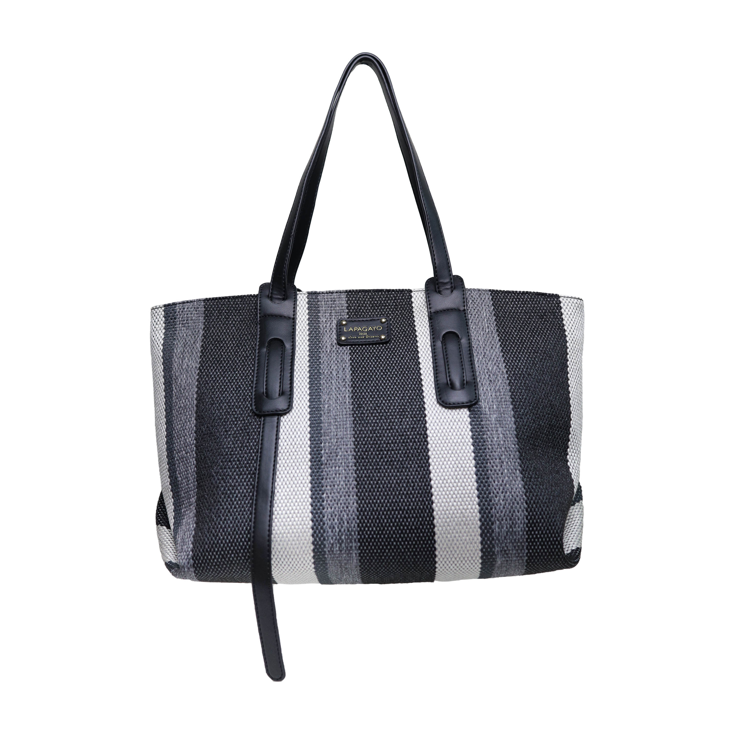 【lapagayo】年度限定法式優雅肩背包-福利品/限量3套-PI-06401A-09黑色, , large