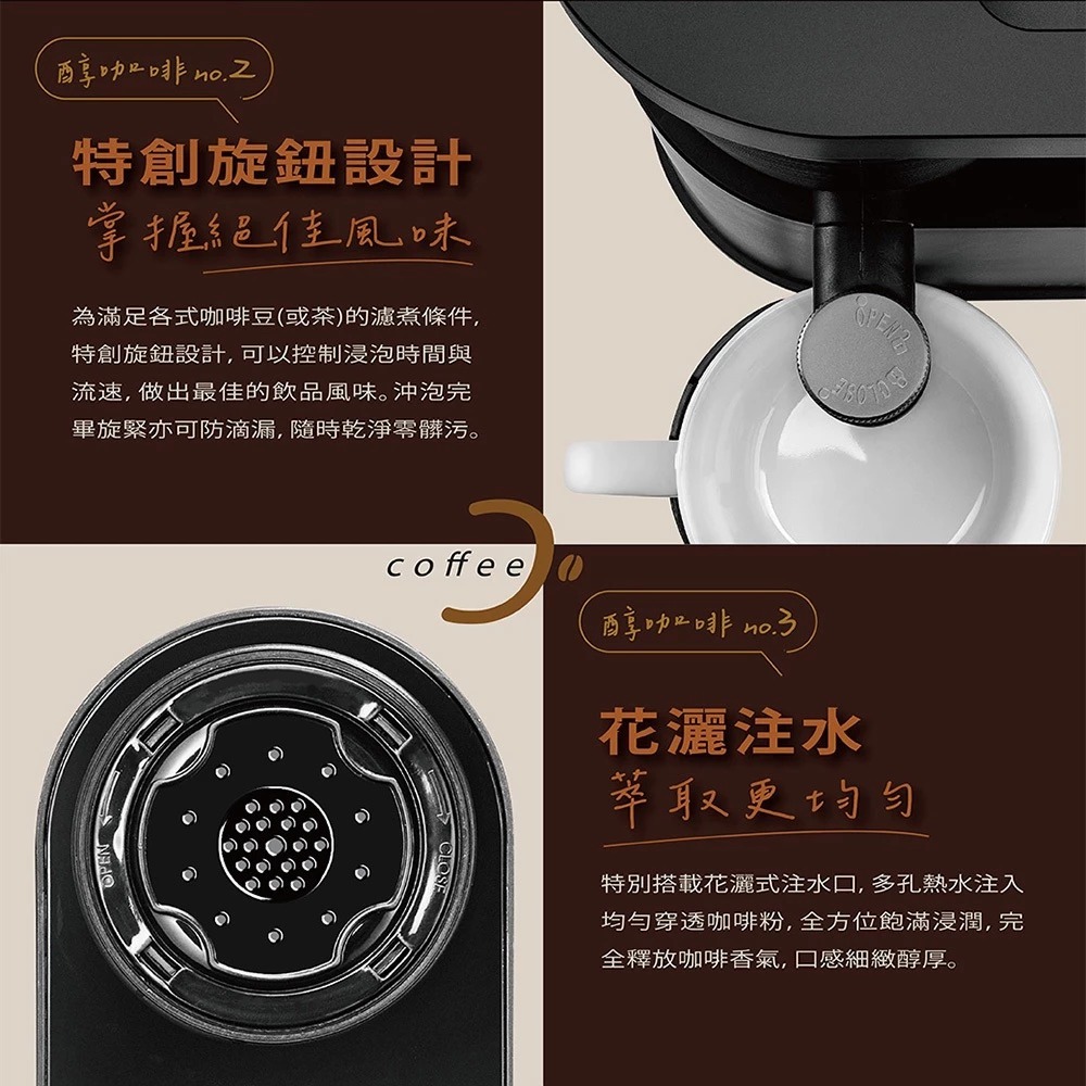 CHIMEI Hot & Cold Dual-Use Coffee Juice Machine Ice Crushing Grinding Bean Powder CG-028A20, , large