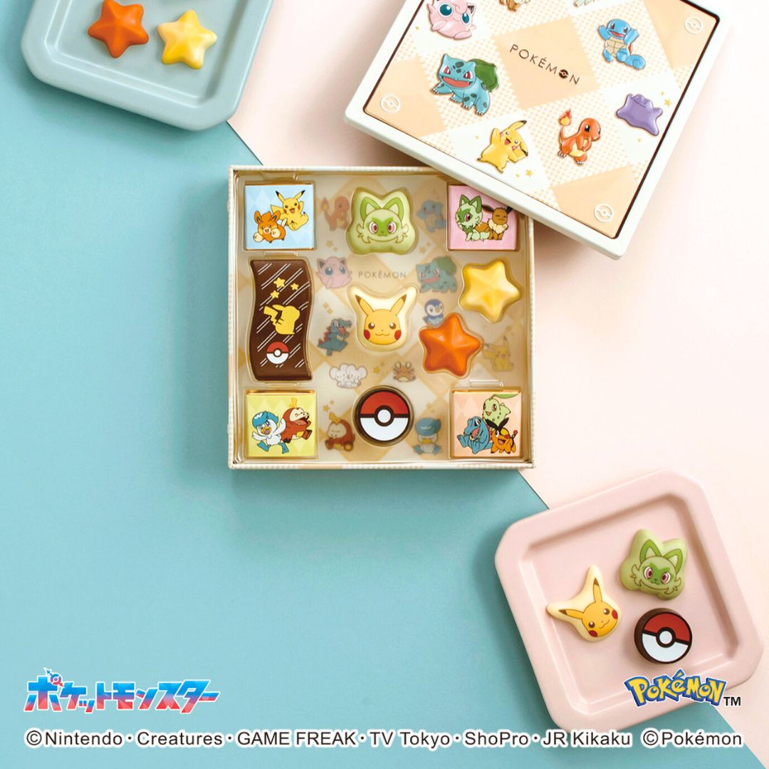 【Shofuuya】Valentine&rsquo;s Day Limited Pok&eacute;mon Shaped Chocolate Gift Box (10 pcs), , large