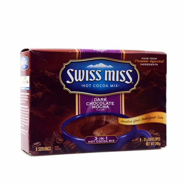 SWISS MISS 黑摩卡風味可可粉, , large