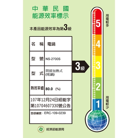 220V【萬國牌】海外版異電壓15人NS-2700S萬國電子鍋印尼Inonesia越南Vietnam都適用9049, , large