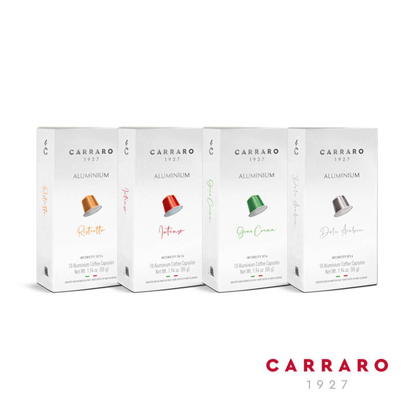 【CARRARO】阿拉比卡DOLCI ARABICA 咖啡膠囊 (10顆/盒;Nespresso Original 膠囊咖啡機專用), , large