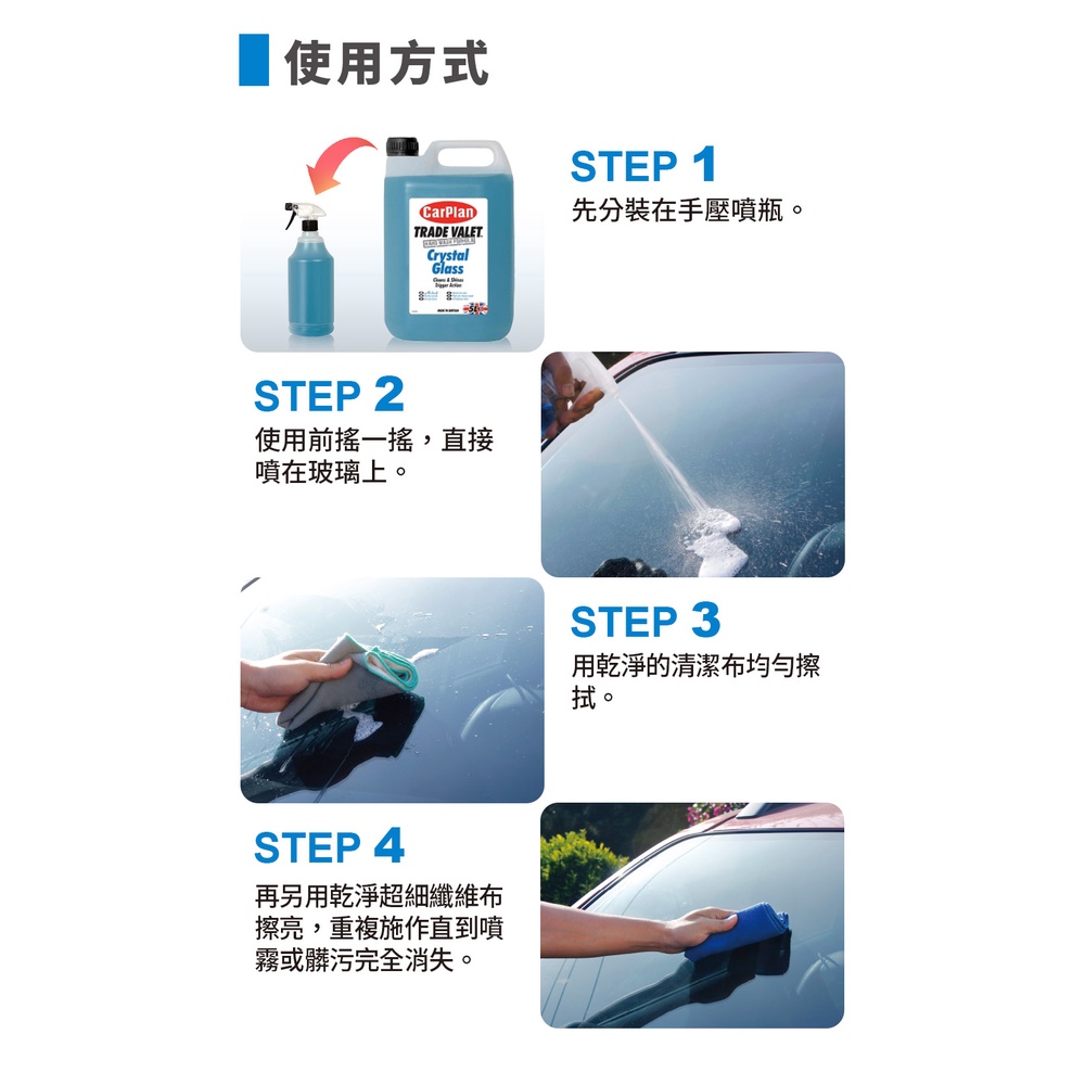 英國CarPlan TRADE VALET 玻璃清潔劑 5L, , large