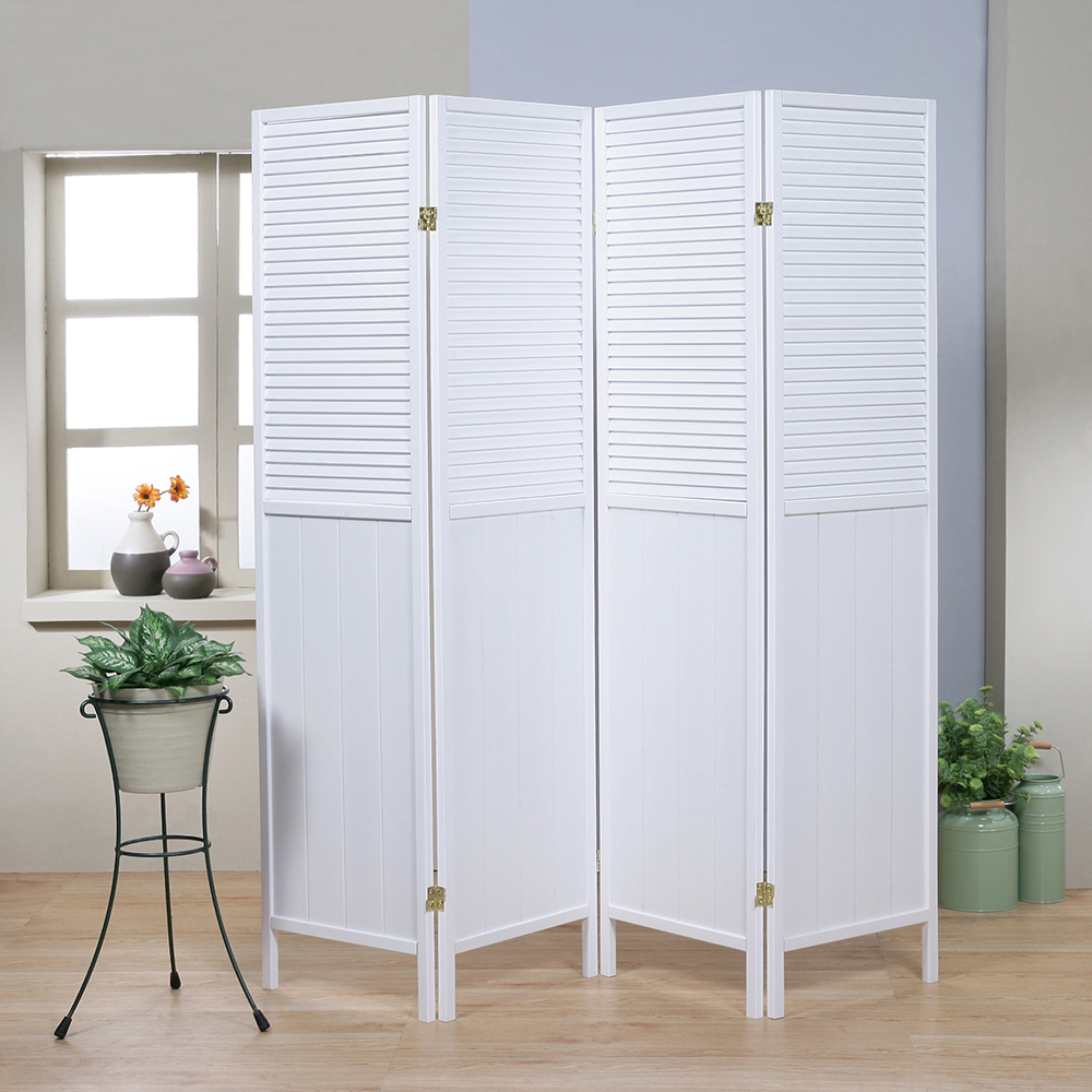 《C&B》雪之藏百葉四面屏風/隔屏/隔間/台灣生產, , large