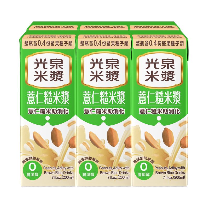 光泉薏仁糙米漿200ml