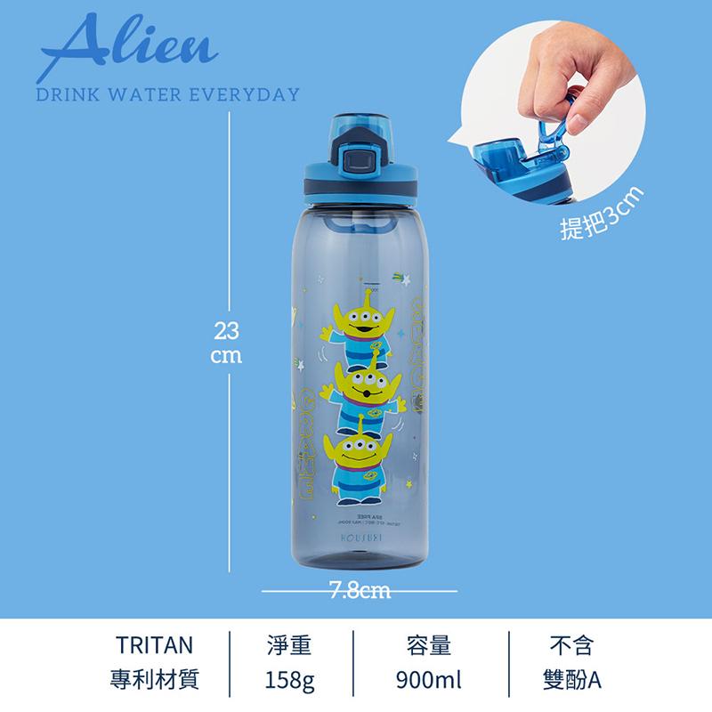 ONE TOUCH TRITAN WATER BOTTLE, , large