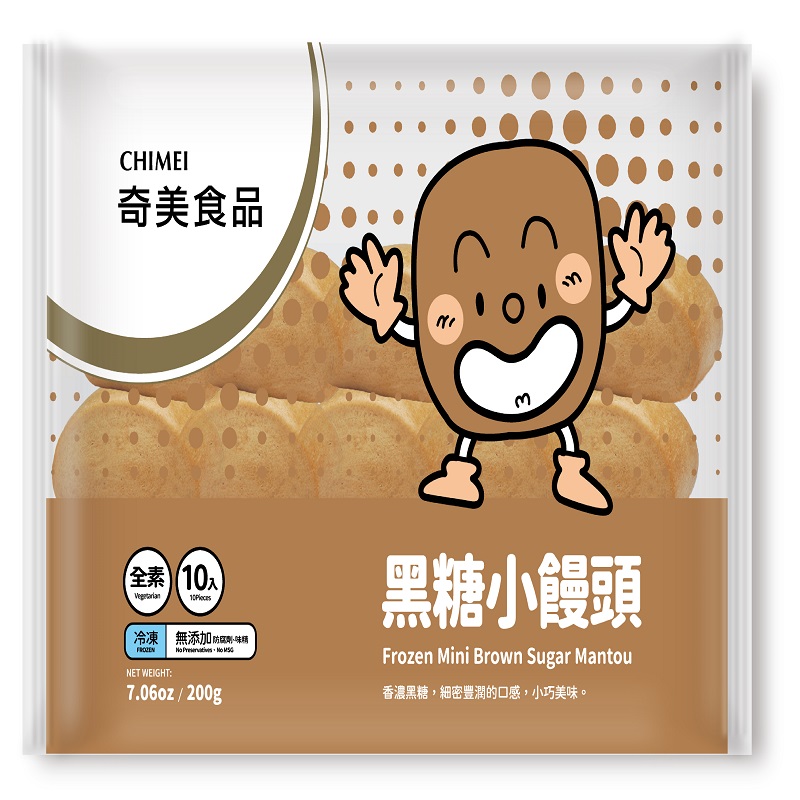 奇美冷凍黑糖小饅頭(全素), , large