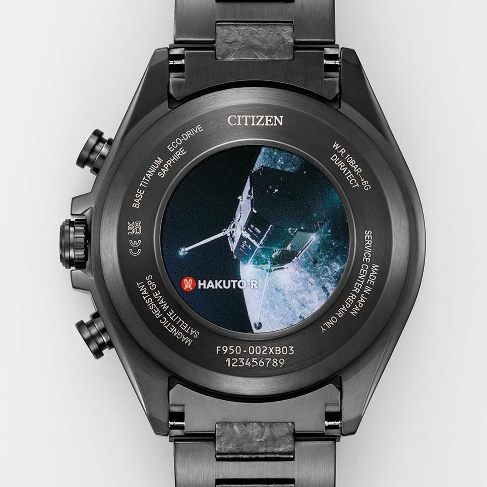 CITIZEN 星辰 韋禮安廣告款 闇月款 限量 鈦 GPS衛星對時光動計時手錶 CC4065-61Y, , large
