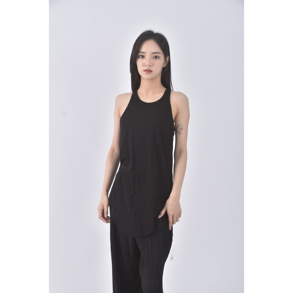 (S) frank eileen質感背心黑色上衣二手衣, , large