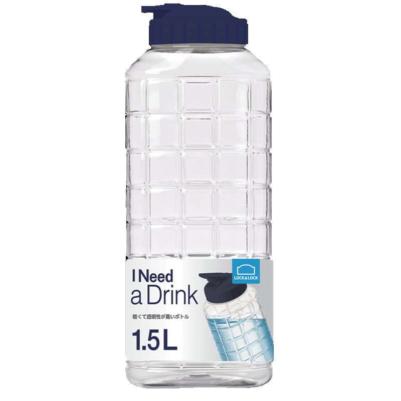 LocknLock PET bottle 1.5L, 藍色, large