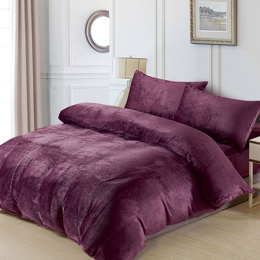 【Galatea葛拉蒂】法蘭絨冬季雙人床包四件組 多款任選, , large