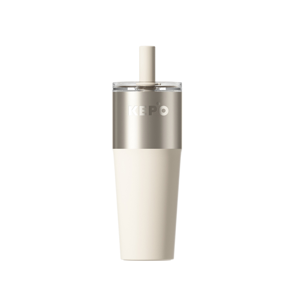 KEPO LQ 700ML KC014 T型吸管杯 316L不銹鋼內膽 太空灰, , large
