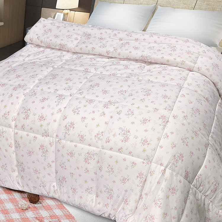 INDIAN_針織雲朵棉可水洗雙人四季被-花語柔情, , large