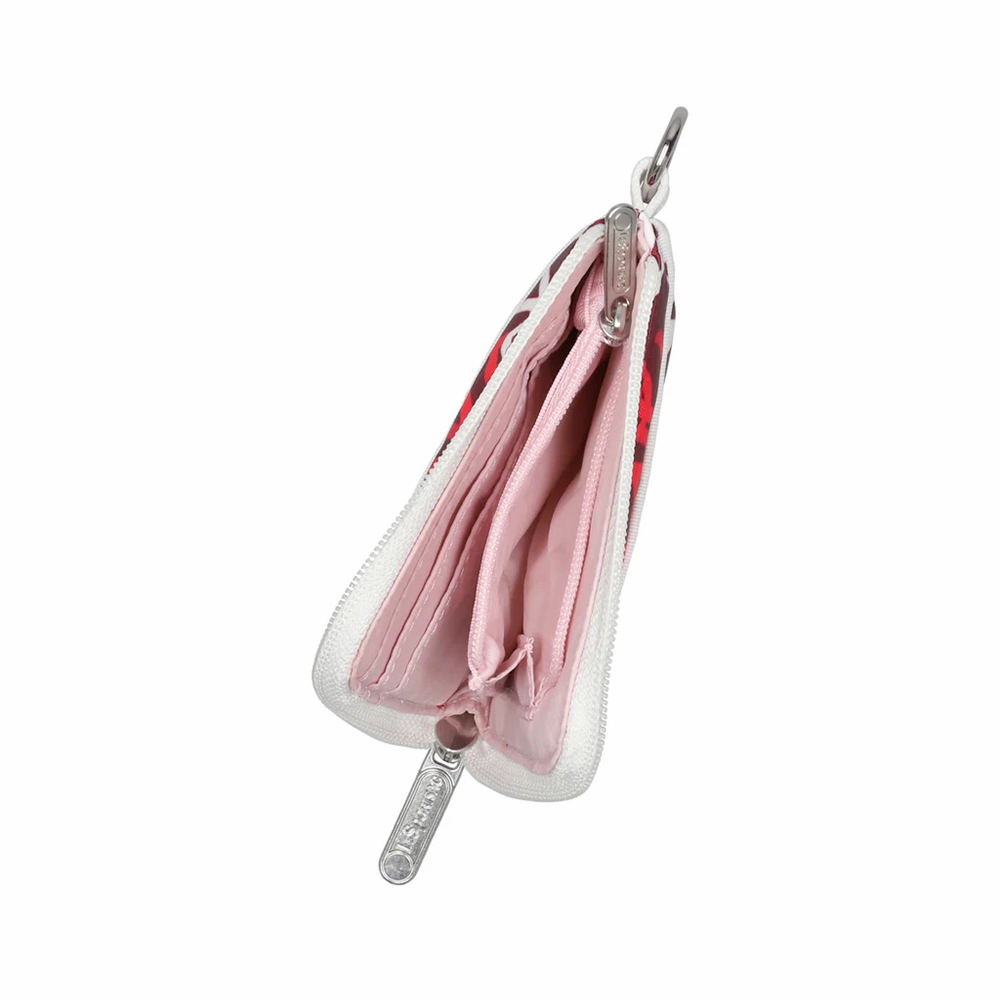 |快速出貨|Lesportsac Slim Wallet 極簡輕薄錢包/ 愛心手繪莓果色, , large