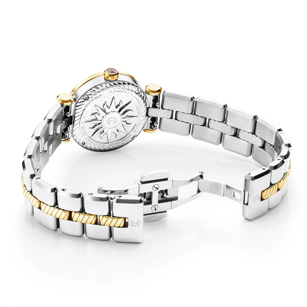 CHARRIOL 夏利豪 St-Tropez系列 珍珠貝面鑽石腕錶-28mm CR28SY.911.003, , large