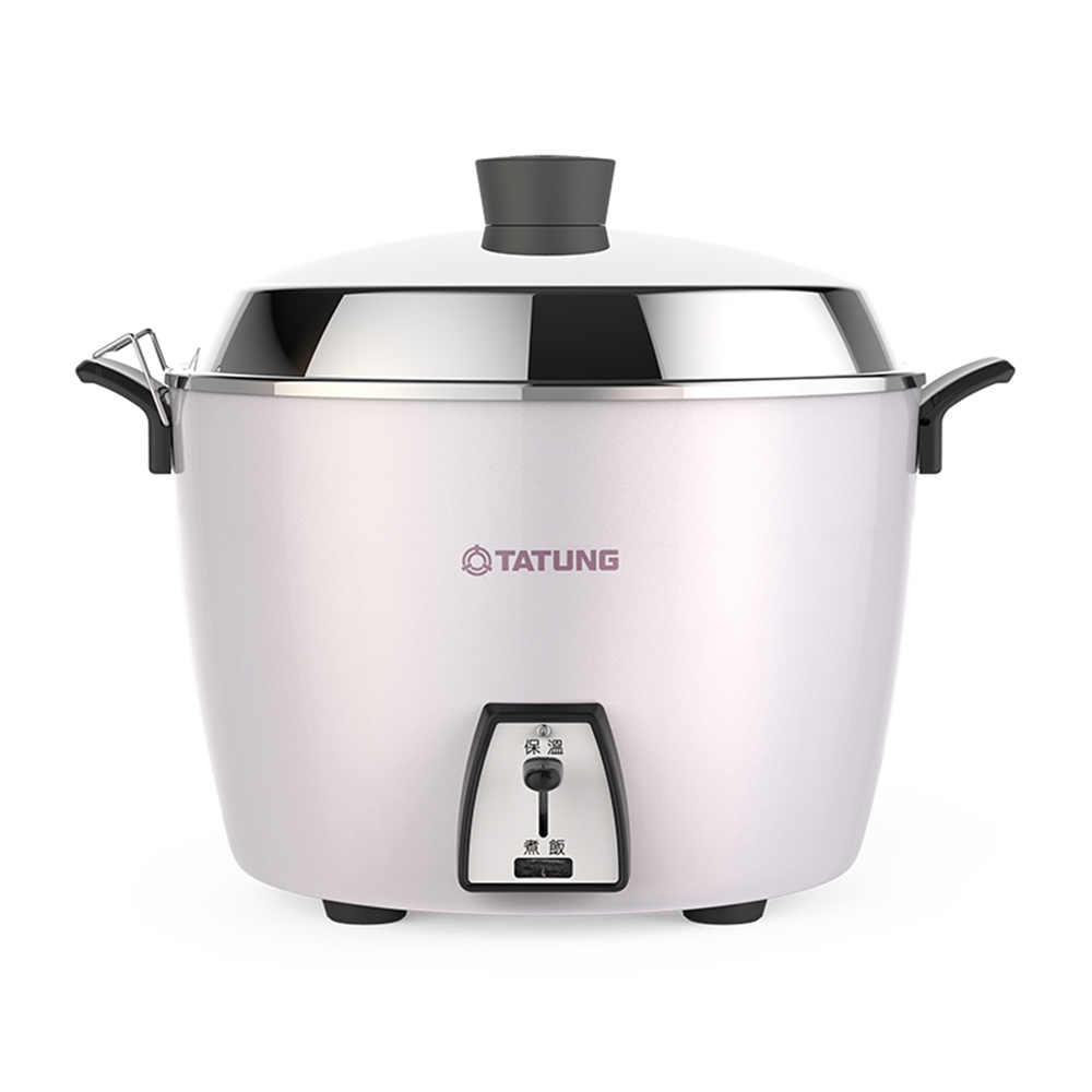 TATUNG 11-Cup Deep Pot Stainless Steel Electric Cooker Stardust Pink TAC-11L-HP, , large
