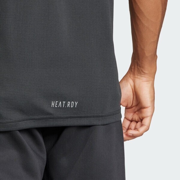 Adidas D4T HR Tee 男 短袖 上衣 運動 健身 訓練 慢跑 吸濕排汗 透氣 修身 黑 [IS3739], , large