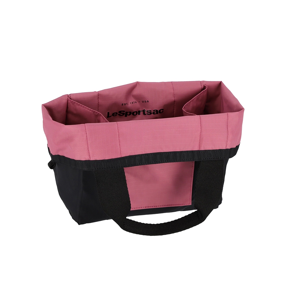 |快速出貨|Lesportsac Small Reversible Pocket Tote 小型雙面托特包 送禮-桃紅色, , large