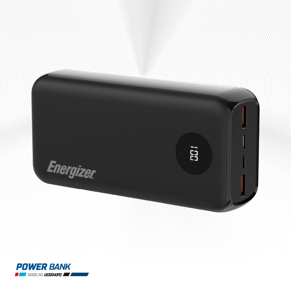 Energizer UE30040PQ Fast Charging Power Bank 111Wh 30000mAh, , large