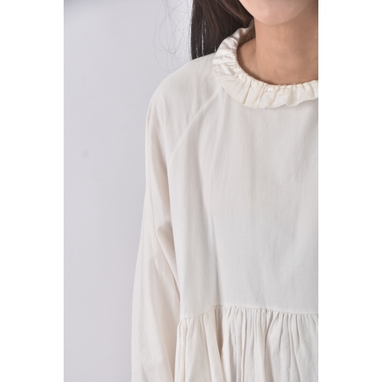 (XL) 寬鬆白色長袖上衣二手衣, , large
