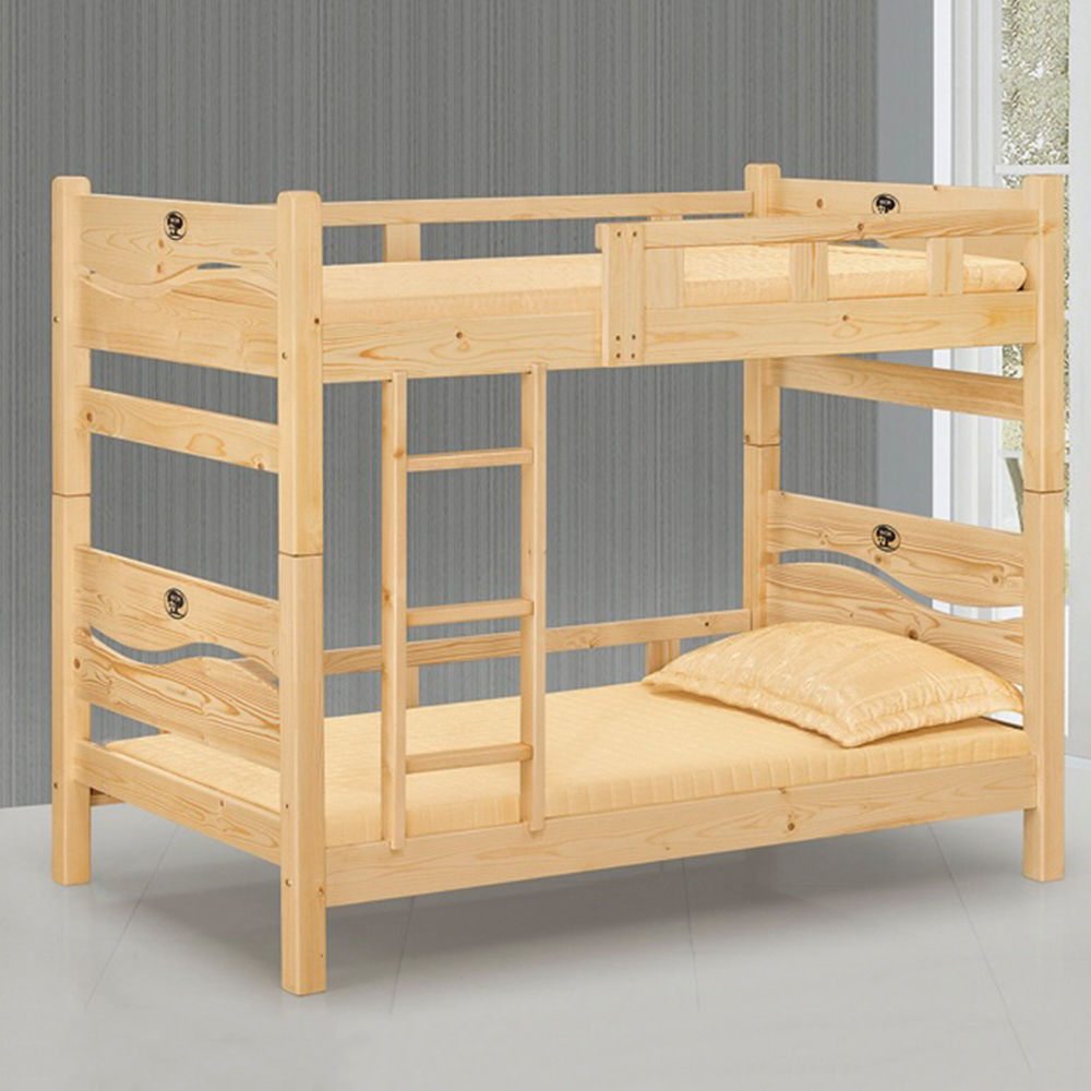 【唯熙傢俱】米亞松木3.5尺雙層床, , large