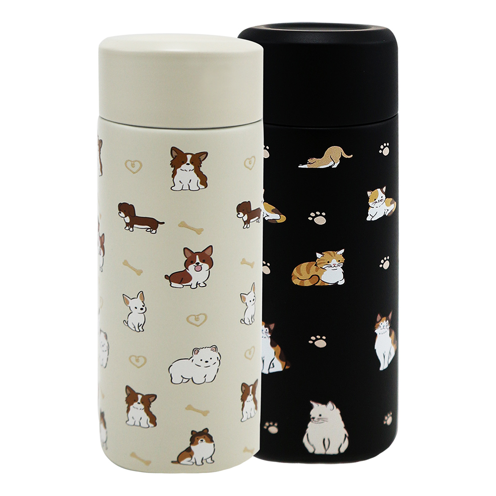 CLARE 316陶瓷全鋼保溫杯-300ml-2支, , large