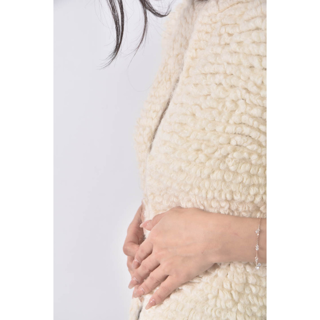 (L) see by chloe刷毛白色罩衫二手衣, , large