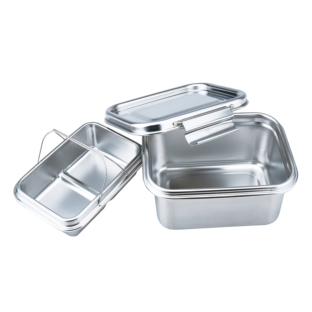 PERFECT 理想牌 極緻316不鏽鋼密封餐盒方形便當盒保鮮盒 17cm低（750cc）-Leidea樂德兒