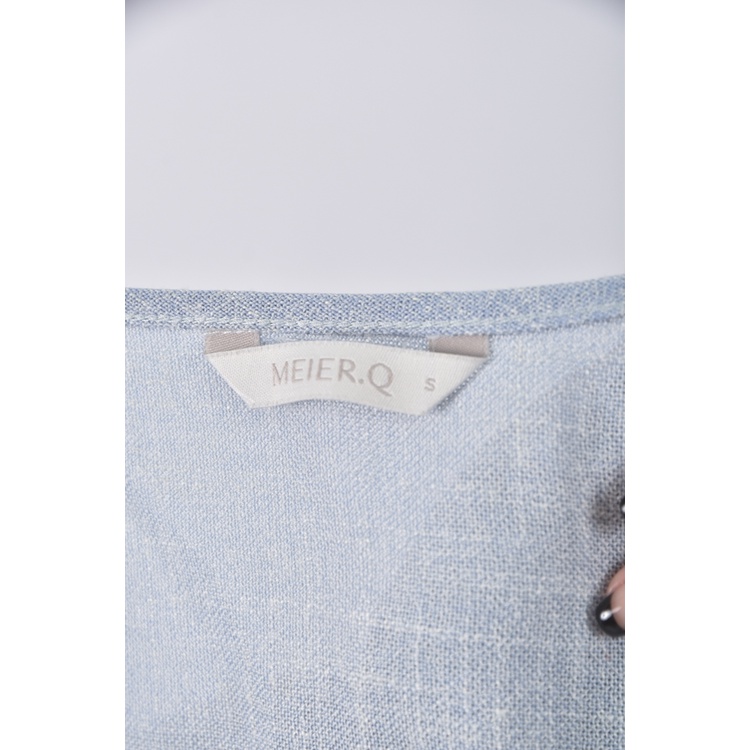 (S) meier q棉質純棉藍色套裝二手衣, , large