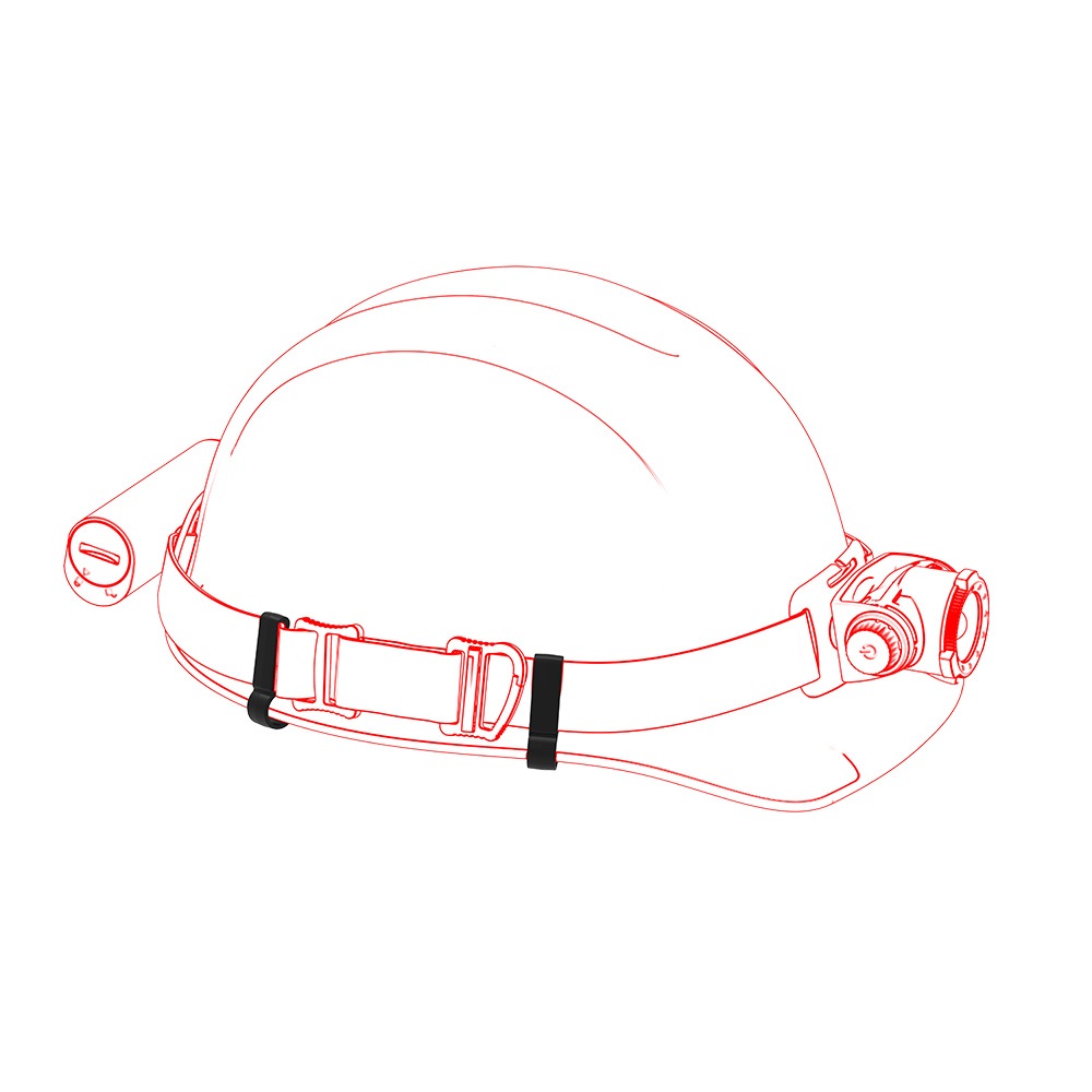 新款頭燈專用安全帽固定夾（4入）, , large