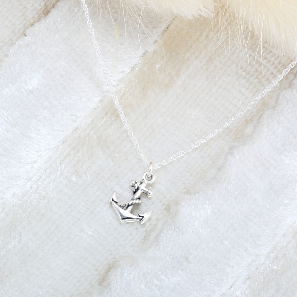 【Angel & Me】定情 繩結 船錨 (小) s925純銀項鍊 情人節禮物, , large