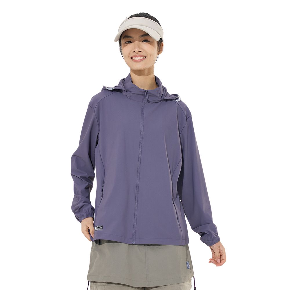 SGS認證 冰絲防曬外套-女款 紫色 【25688】