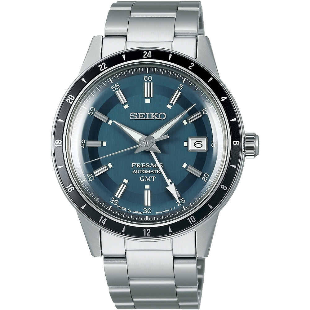 SEIKO 精工 Presage Style60’s系列GMT機械錶 SSK009J1/4R34-00B0B, , large