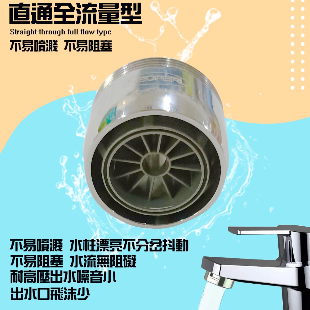 GS MALL 台灣製造 內外牙兩用水龍頭整流器 起泡器 省水器 節水器 水波器 過濾器 起波頭, , large