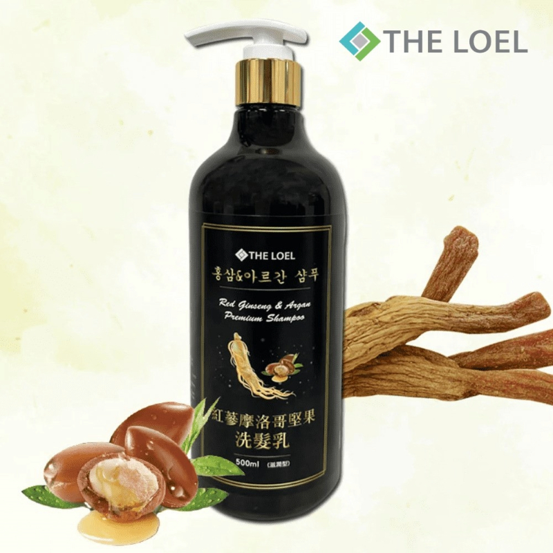 THE LOEL Red Ginseng & Argan Premium Shampoo 500ml, , large