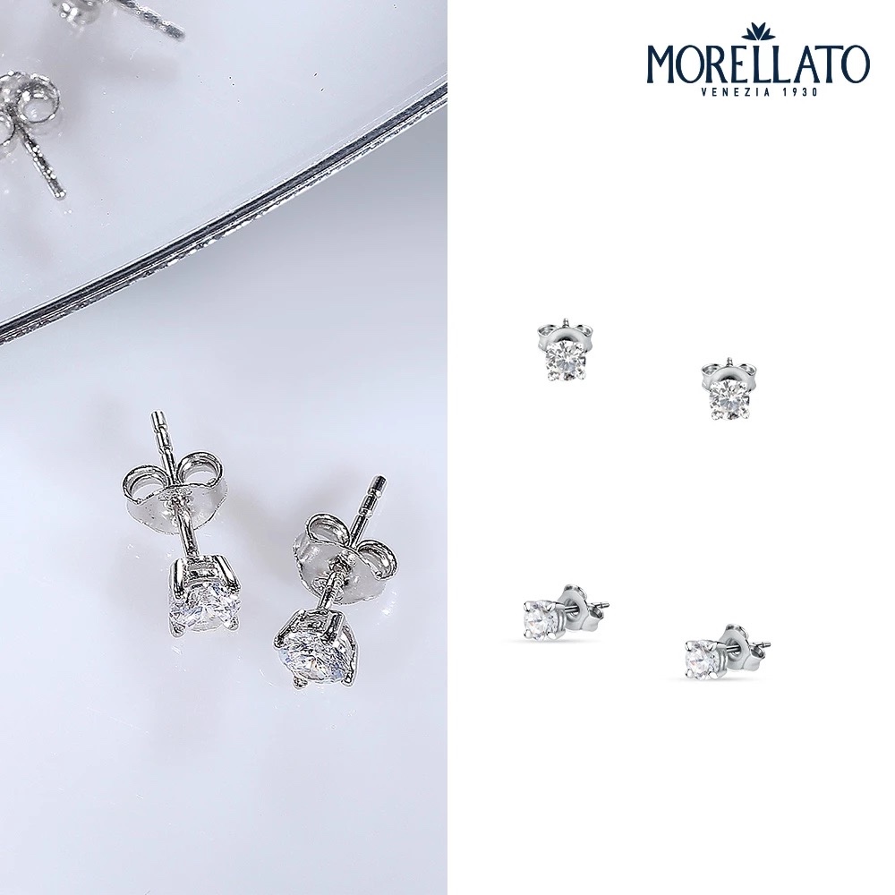 【MORELLATO】 TESORI 925純典藏璀璨耳環 SAIW157, , large