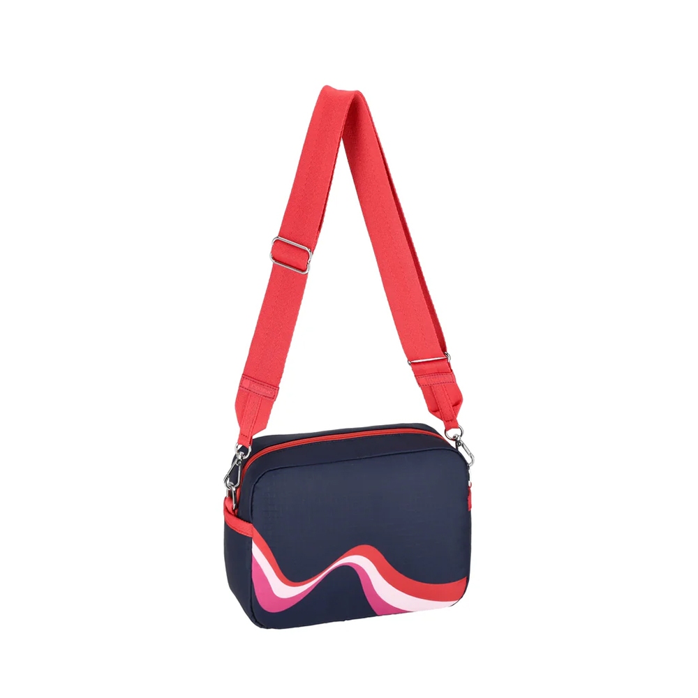 |快速出貨|Lesportsac Deluxe Crossbody 拉鍊斜背包/ 復古波浪, , large