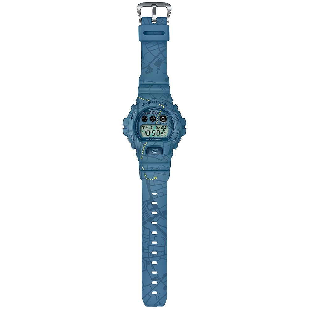 CASIO 卡西歐 G-SHOCK 澀谷尋寶 街頭復古風電子錶 DW-6900SBY-2, , large