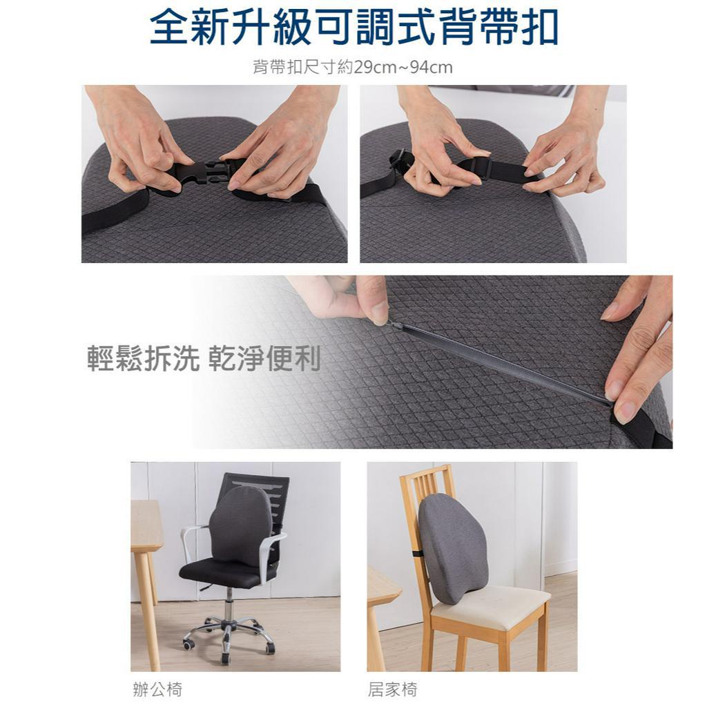 【日本旭川】AIRFit氧活力進階版人體工學護脊腰靠墊 透氣 椅子 靠墊 坐靠墊 辦公 護背墊 護腰靠墊 電腦椅 記憶棉, , large