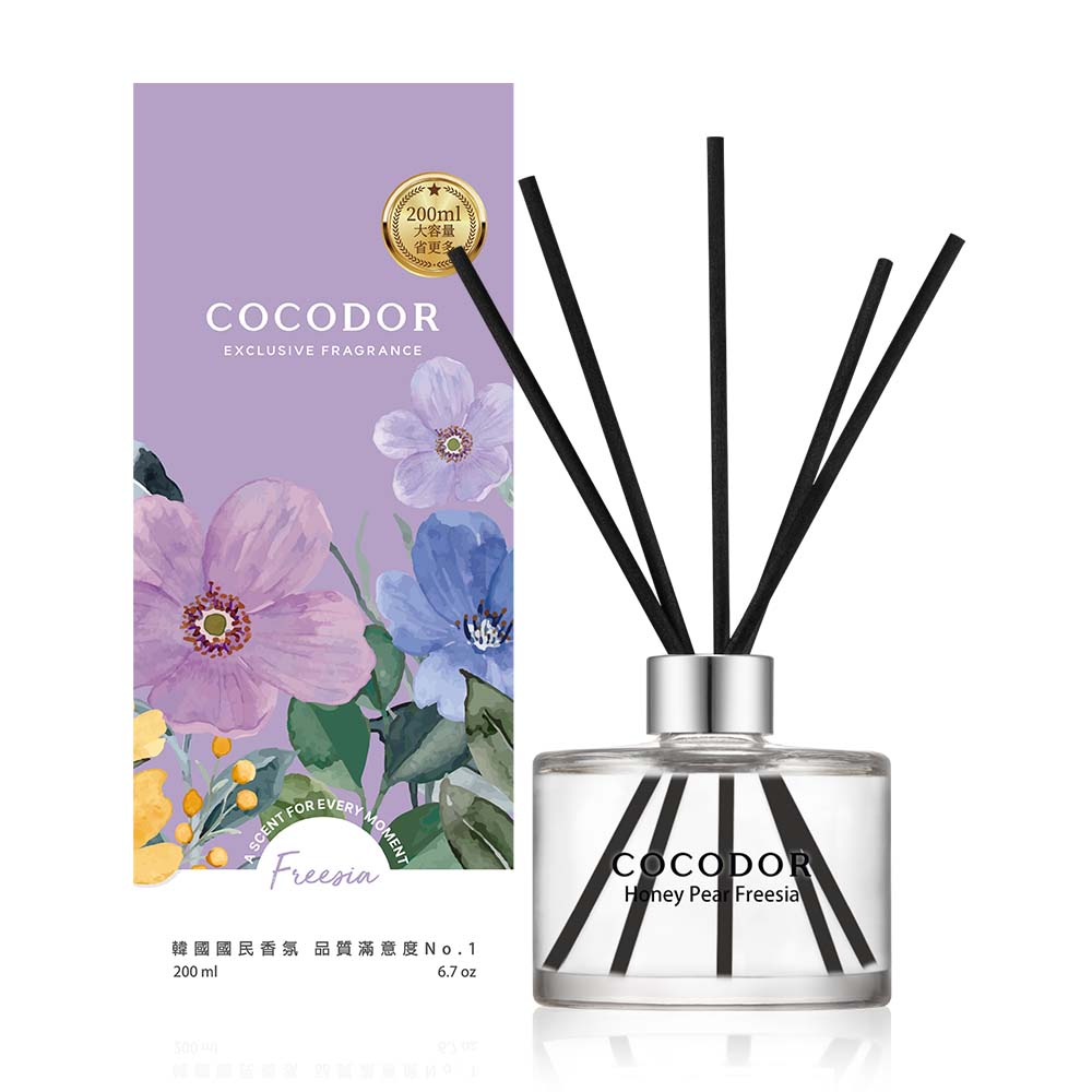 COCODOR 經典擴香瓶200ml-蜜梨小蒼蘭, , large