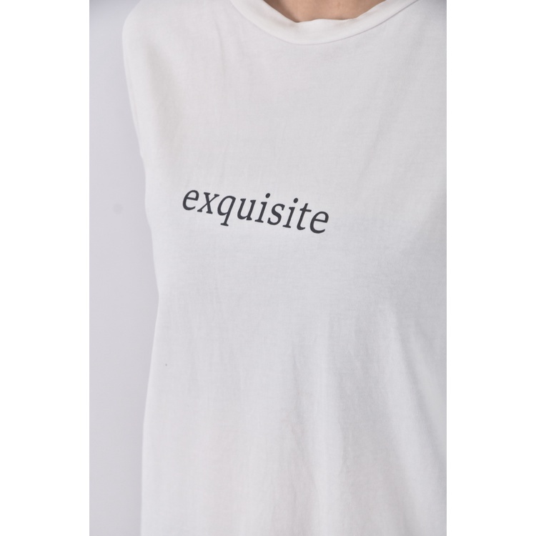 (F) mouggan字母白色長袖上衣二手衣, , large