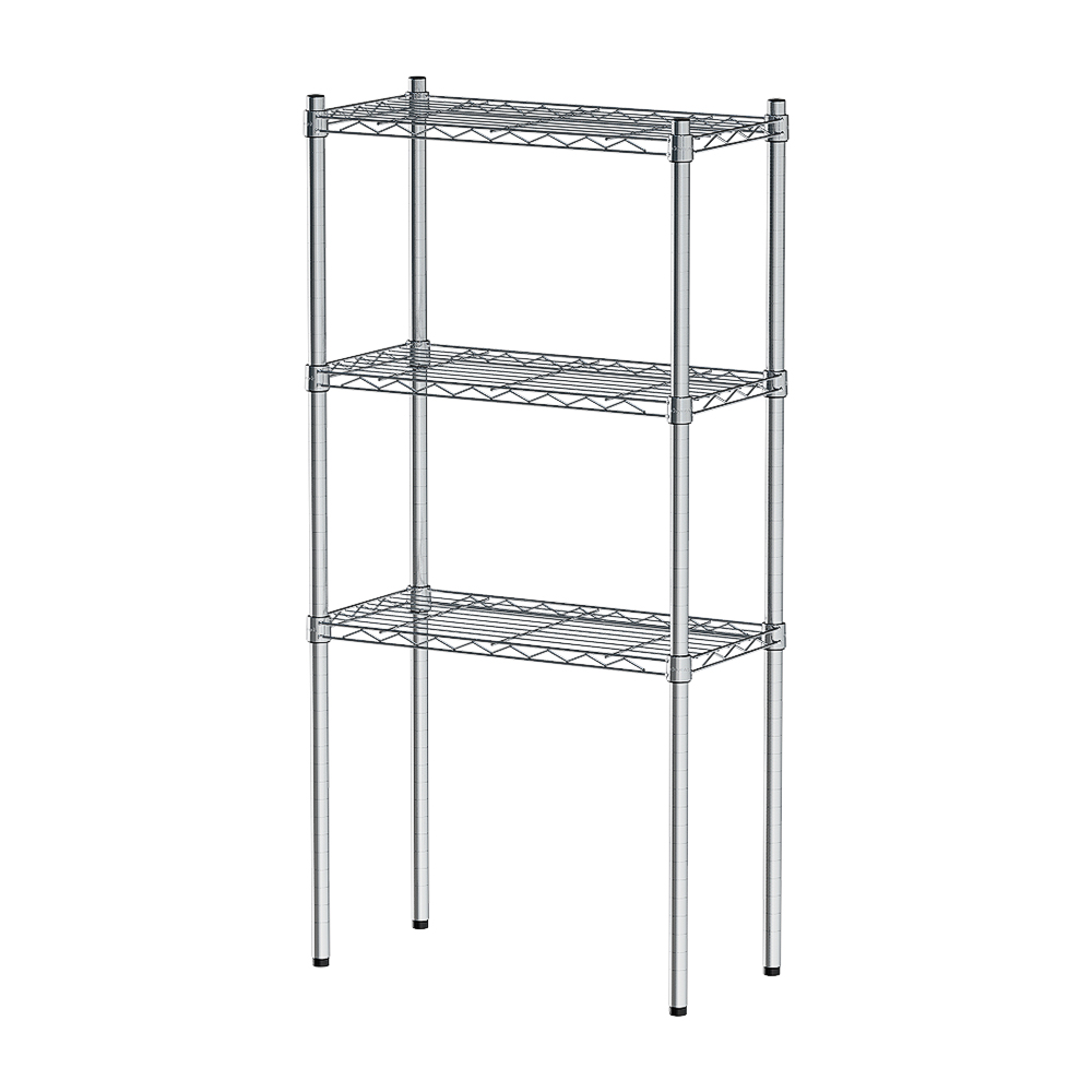 【Y HOUSE】60x30x120公分 輕型三層鐵架 鐵力士架 層架-電鍍, , large