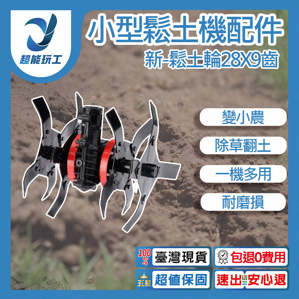 Small soil ripper accessories - New soil ripper wheel 28x9 teeth