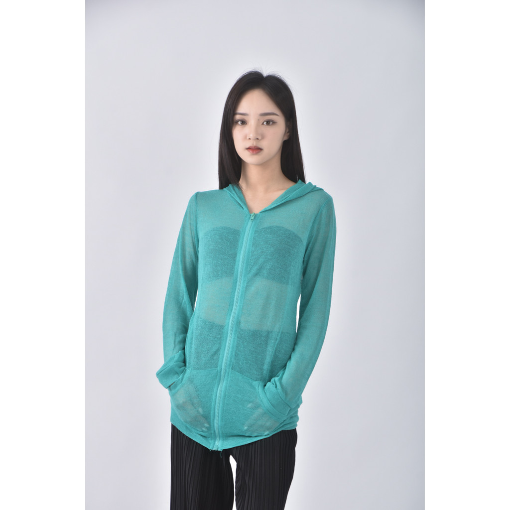 (S) i moda連帽綠色外套二手衣, , large